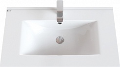 Iddis Мебель для ванной Mirro 80 (Cloud) подвесная белая/ясень шимо – фотография-5